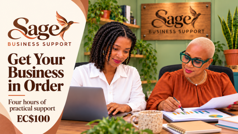 Sage Business Support offering one-to-one support for small businesses in Grenada